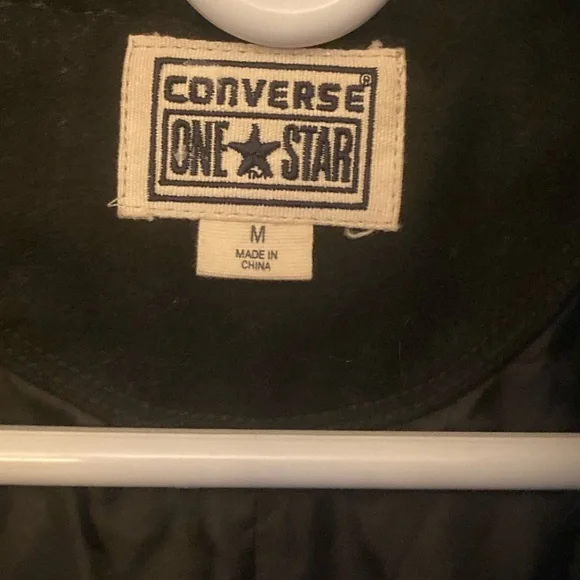 Converse long dress jacket. Size M Blaxk - Picture 2 of 3